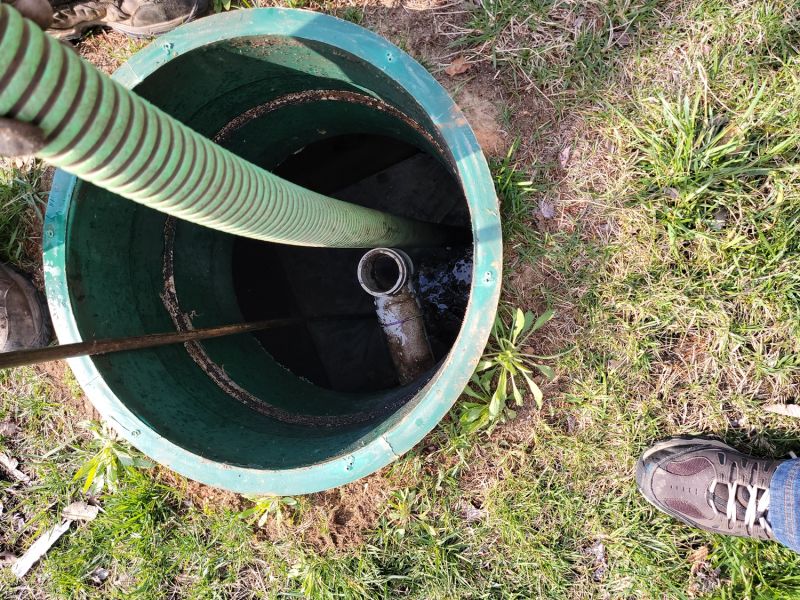 Septic Piping Setup