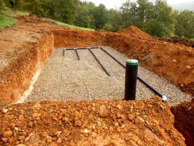 Sewage Line Installation